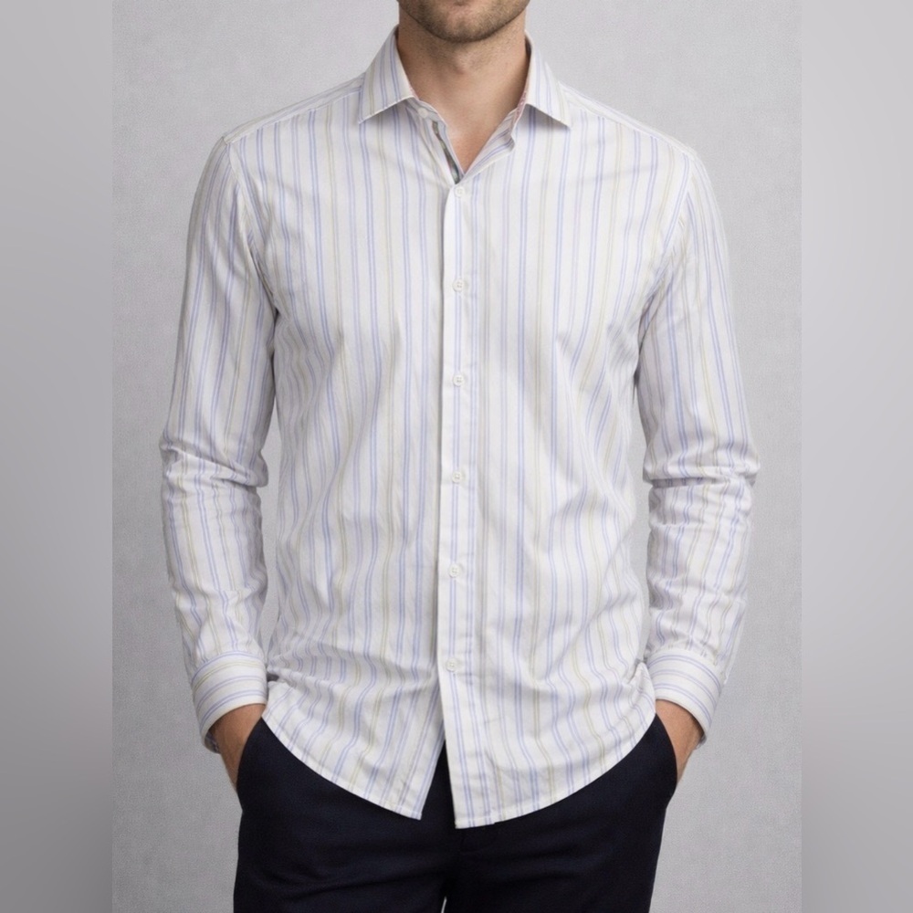 Robert Graham Striped Button Down Shirt